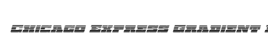 Chicago Express Outline Italic