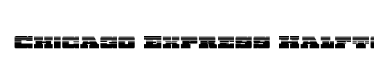 Chicago Express Halftone Italic