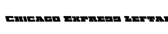Chicago Express Punch Italic