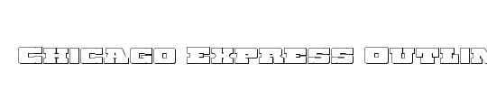 Chicago Express Outline Italic