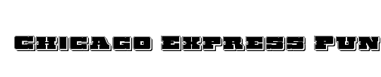 Chicago Express Punch Italic