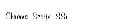 Chroma Script SSi