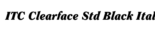 ITC Clearface Std