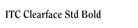 ITC Clearface Std