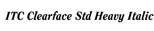 ITC Clearface Std