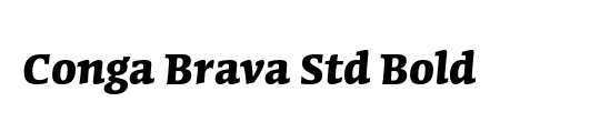 Conga Brava Stencil Std