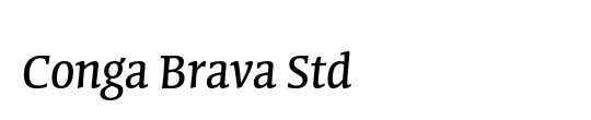 Conga Brava Stencil Std