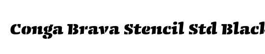 Conga Brava Stencil Std