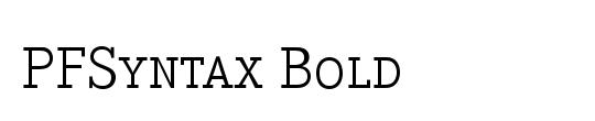 PFSyntax Italic