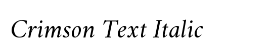 Crimson Text