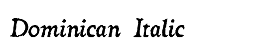 Dominican Italic