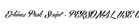 Caneletter Script Personal Use