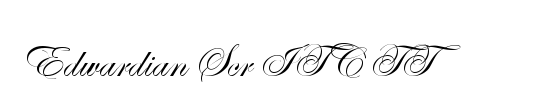 Edwardian Script ITC