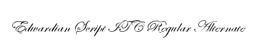 Edwardian Script ITC