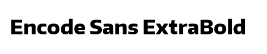 Encode Sans Compressed