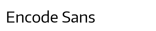 Encode Sans