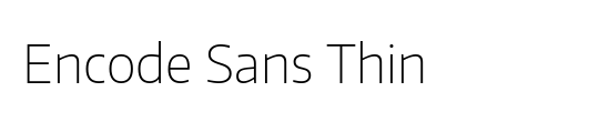 Clear Sans Thin