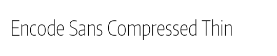 Encode Sans Compressed