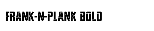 Frank-n-Plank Bold Italic