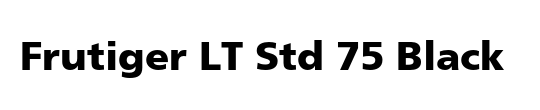 Frutiger LT Std