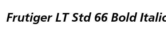 Frutiger LT Std