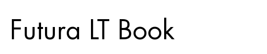 Futura LT Book