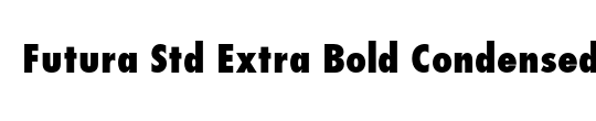 Futura LT ExtraBold