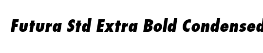 Futura LT ExtraBold