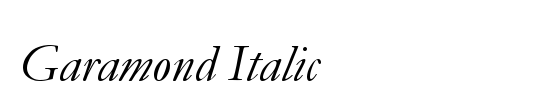 Garamond-Thin-Italic