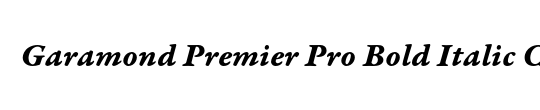 Garamond Premier Pro