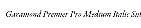 Garamond Premier Pro