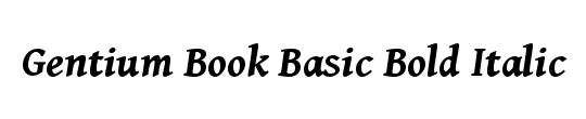 Gentium Book Basic