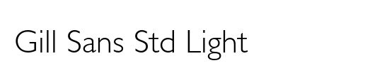 Gill Sans MT Light