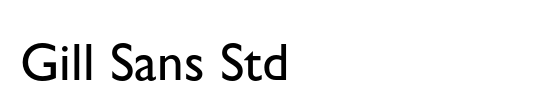 Gill Sans Std