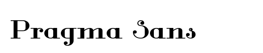 Pragma Sans