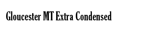 Latin Extra Condensed