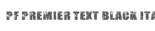 PF Din Text Condensed Black