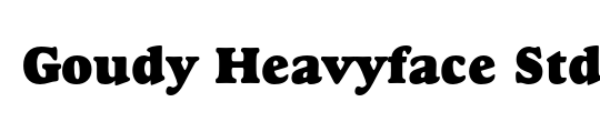 Goudy Heavyface