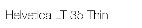 HelveticaNeue LT 37 ThinCn