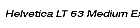 HelveticaNeue LT 43 LightEx