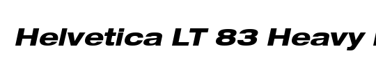 Helvetica Neue LT Std