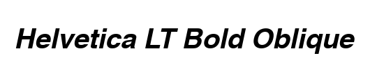 Helvetica LT