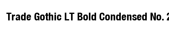 Folio BoldCondensed