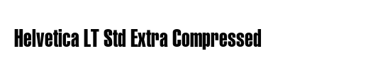 Helvetica LT Compressed