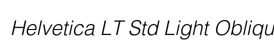 Helvetica LT Std