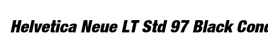 Helvetica Neue LT Std