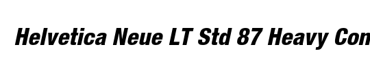 Helvetica Neue LT Std