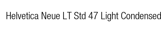 Helvetica Neue LT Std