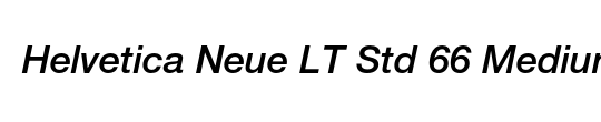 Helvetica Neue LT Std