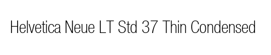 Helvetica Neue LT Std